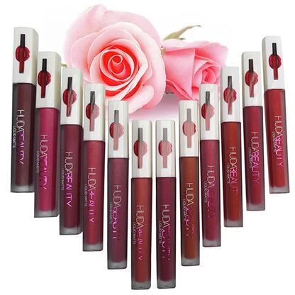 Huda Beauty Liquid Matte Lip Gloss 12-PCS Set